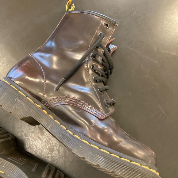 Dr. Martin The Original All Leather 1460 boots Brown Sz 7 Y2K 90’s - Picture 6 of 11